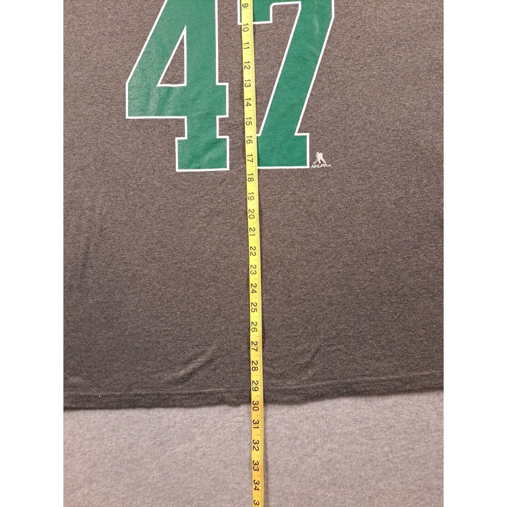 Adidas T-Shirt Dallas Stars #47 Radulov Mens 2XL NHL Gray Hockey Graphic 52" XXL - Picture 7 of 7
